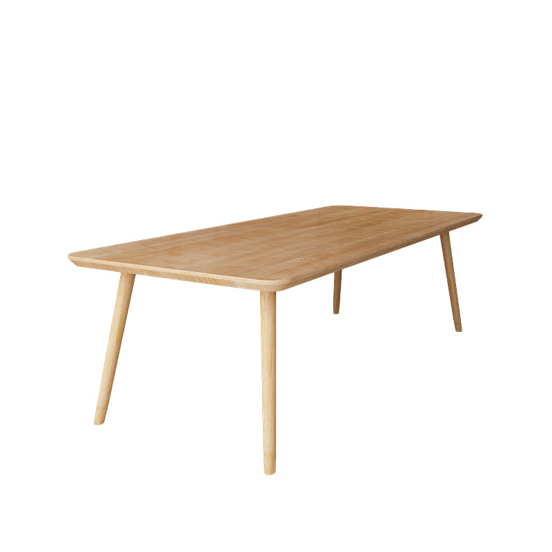 Modern Style Office Meeting Table Solid Wood 4 Legs Writing Desk