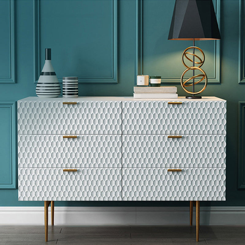 Modern Sideboard Buffet 6-Drawer Sideboard Table for Living Room