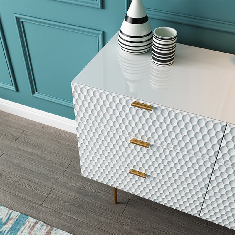 Modern Sideboard Buffet 6-Drawer Sideboard Table for Living Room