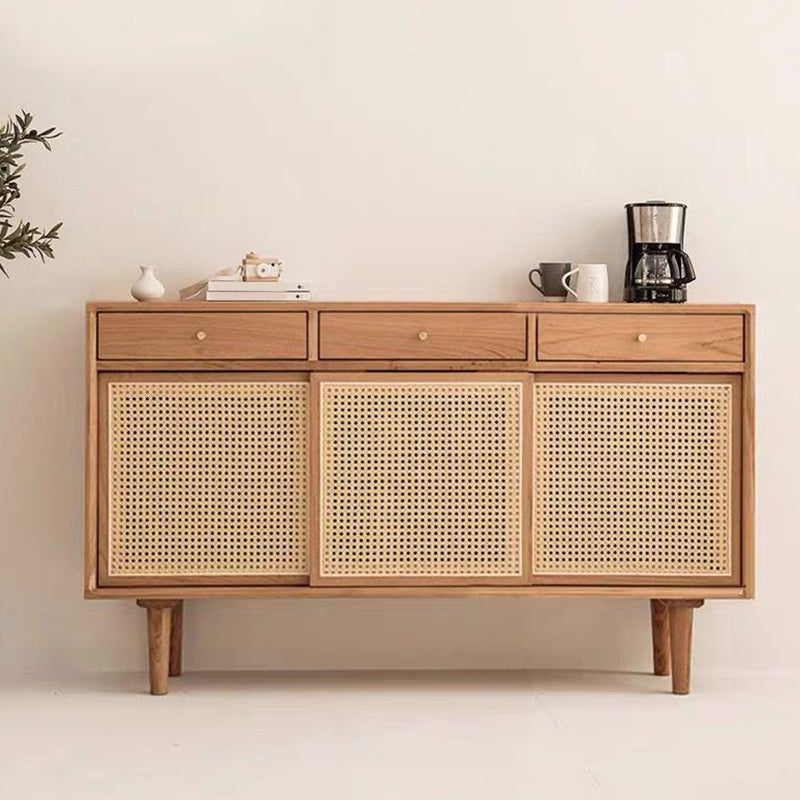 Rectangle Home Sideboard Cabinet Farmhouse Wooden Storage Sideboard