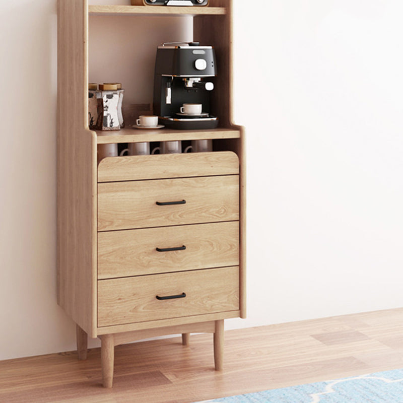 Wooden Sideboard Contemporary Style Home Side Board with Drawers