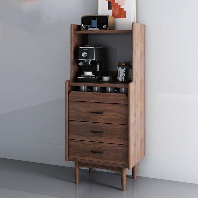 Wooden Sideboard Contemporary Style Home Side Board with Drawers