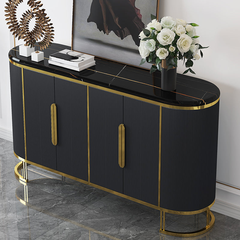 Luxury Style Home Storage Sideboard Sintered Stone Home Sideboard