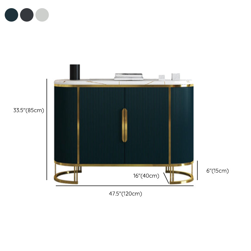 Luxury Style Home Storage Sideboard Sintered Stone Home Sideboard