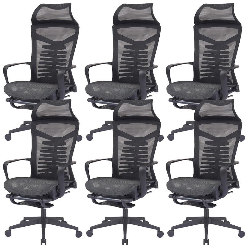 Contemporary Arm Chair Adjustable Seat Height Ergonomic Swivel Office Chair