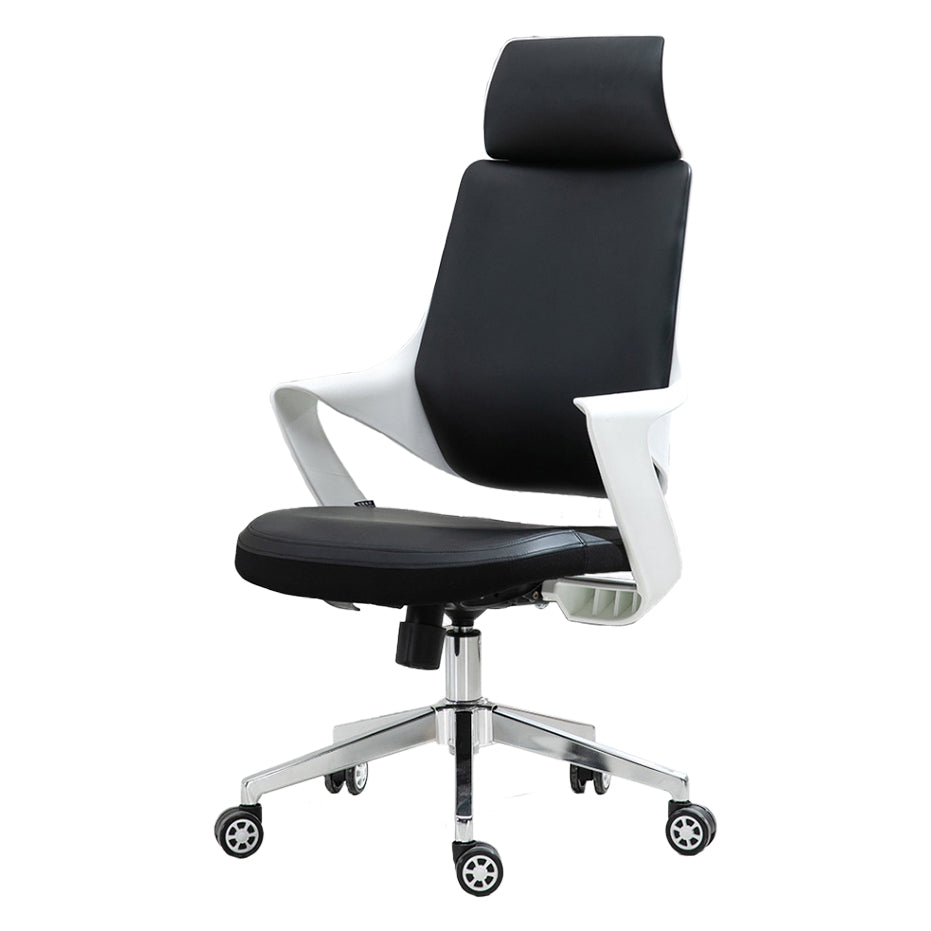 Contemporary Office Chair Fixed Arms Adjustable Seat Height Managers Chair