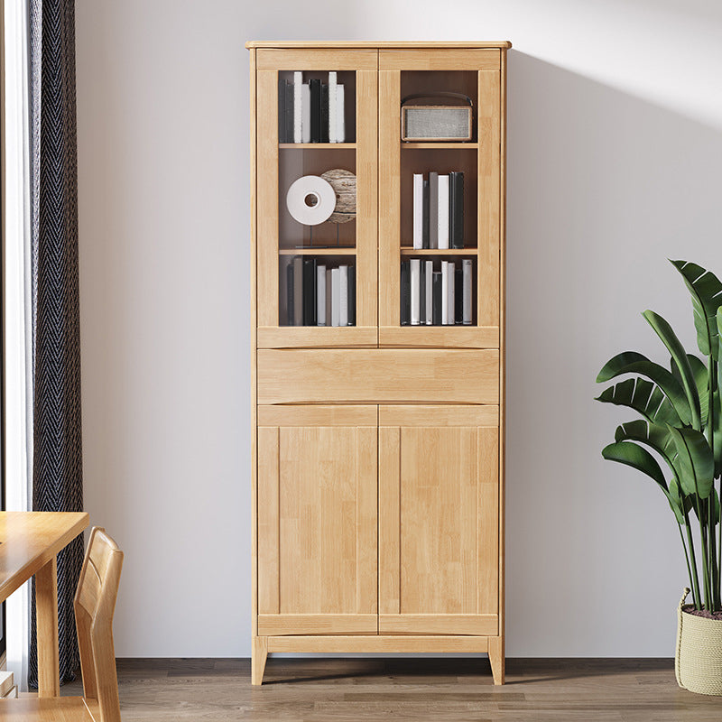 Scandinavian Oak Display Stand Standard 16" W Display Cabinet with Doors