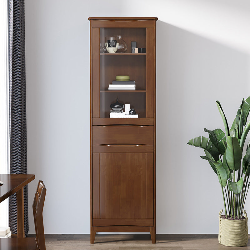 Scandinavian Oak Display Stand Standard 16" W Display Cabinet with Doors