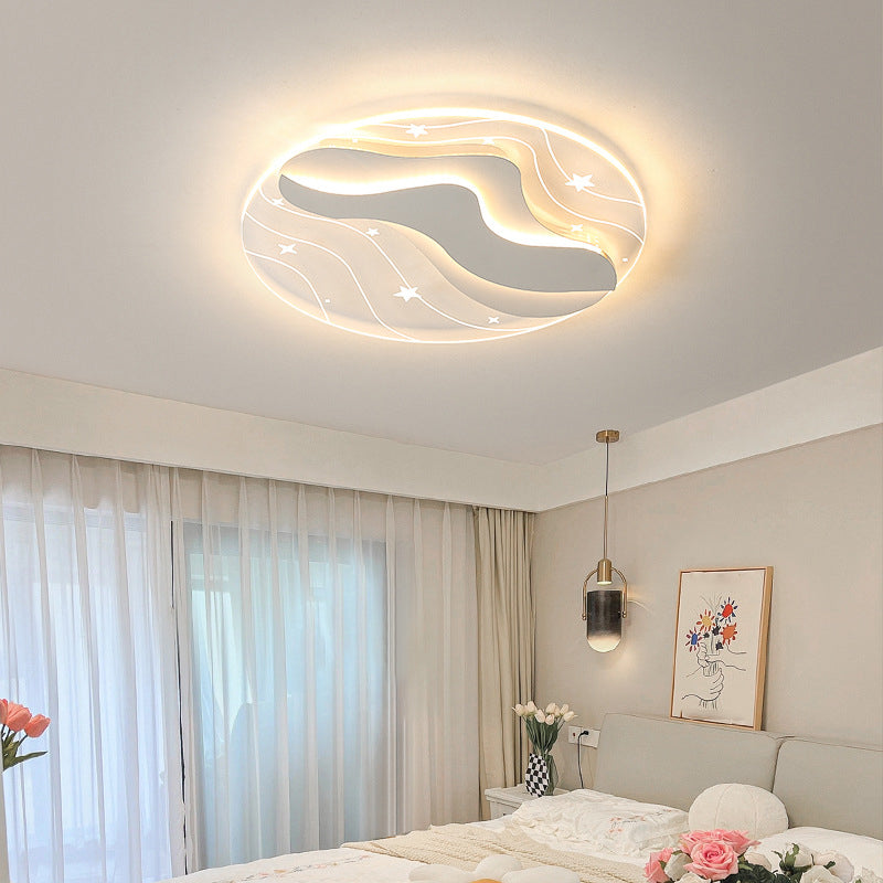 White LED Ceiling Light Contemporary Flush Mount Lighting for  Room