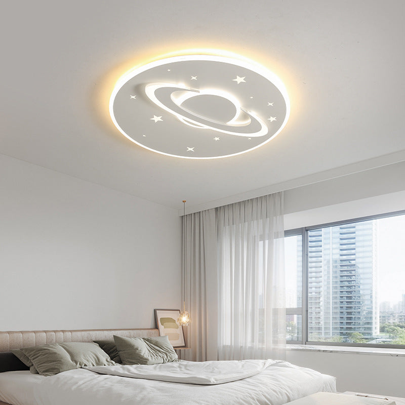 LED Flush Mount Lighting Contemporary White Ceiling Light for Home