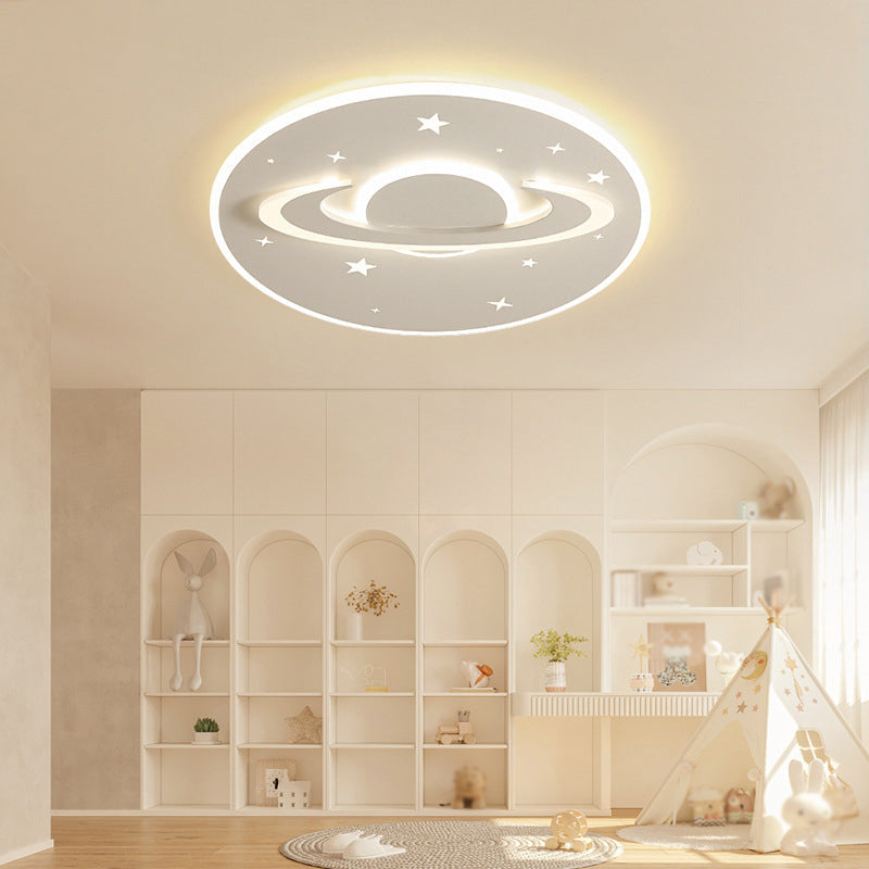 LED Flush Mount Lighting Contemporary White Ceiling Light for Home