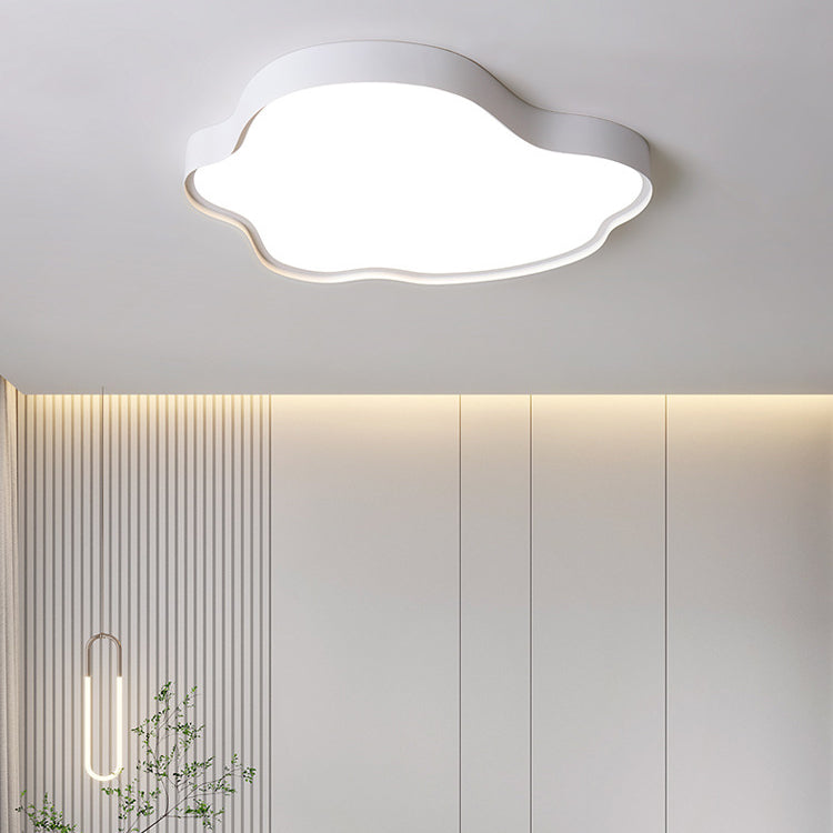 White Ceiling Light Modern LED Flush Mount Lighting for Hallway