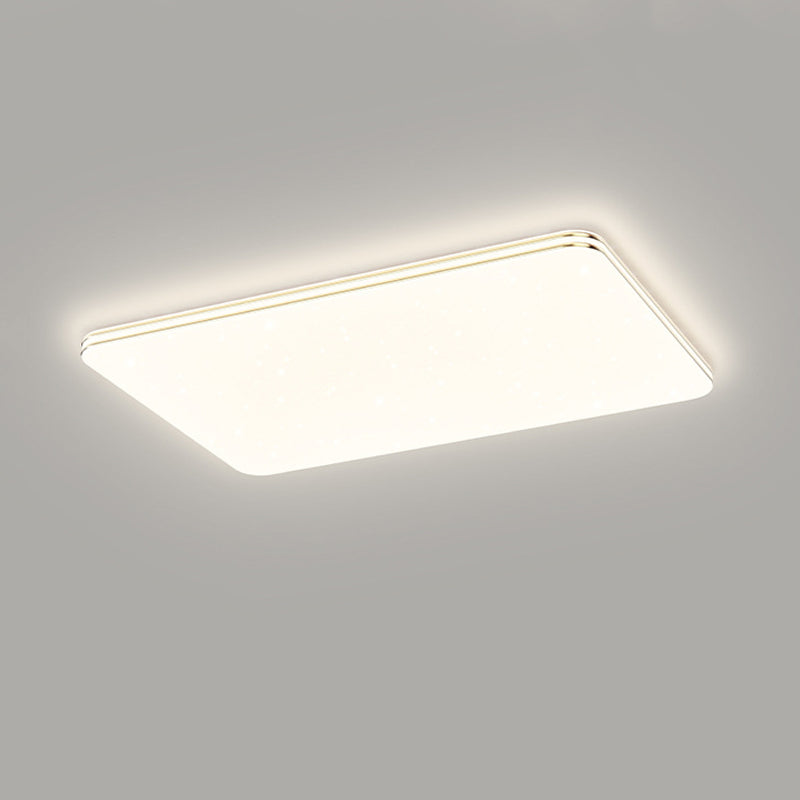 Single Golden Flush Mount Lighting LED Ceiling Light for Living Room