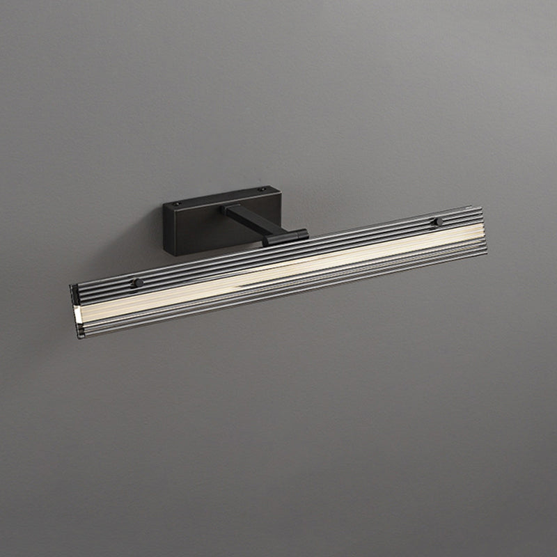 Modernism Bath Bar Vanity Lighting Black LED Light for Bathroom