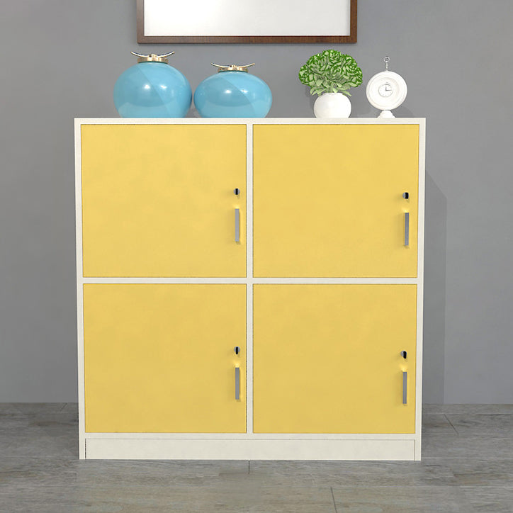 Manufactured Wood Matte Finish Cabinet Modern Storage Cabinet with Hinged Doors