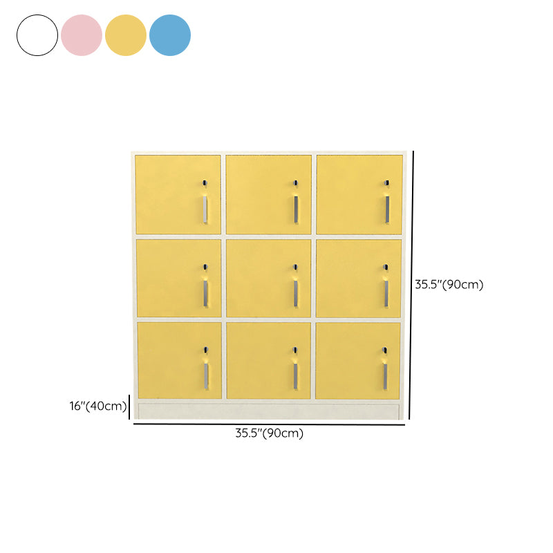 Manufactured Wood Matte Finish Cabinet Modern Storage Cabinet with Hinged Doors