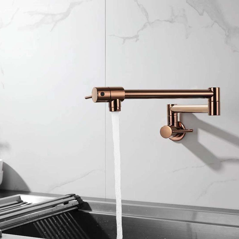 Contemporary Single Handle Bar Faucet Wall-mounted Pot Filler