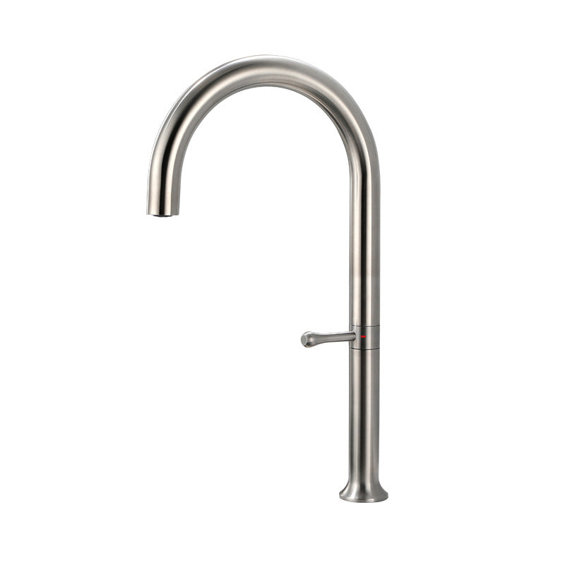 Modern Kitchen Faucet Stainless Steel Single Handle High Arc Kitchen Faucet