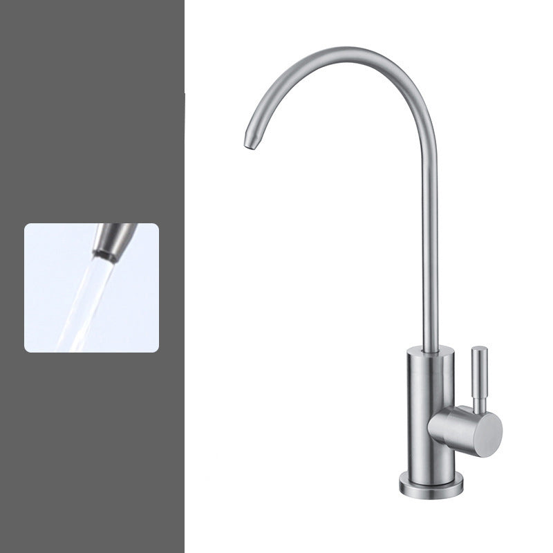 Pull Down 1-Hold Single Handle Kitchen Faucet High Arch Water Filler