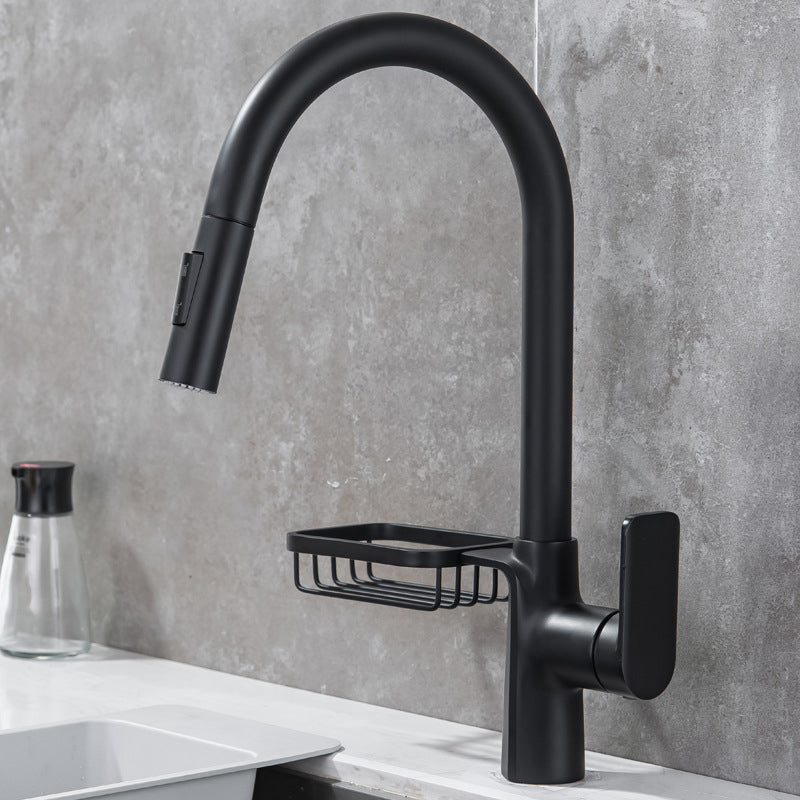 Modern Pull Down Kitchen Faucet Single Handle Faucet with Pull Out Sprayer