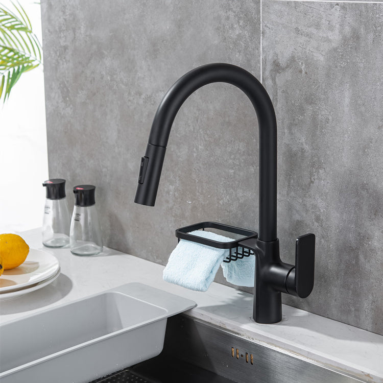 Modern Pull Down Kitchen Faucet Single Handle Faucet with Pull Out Sprayer