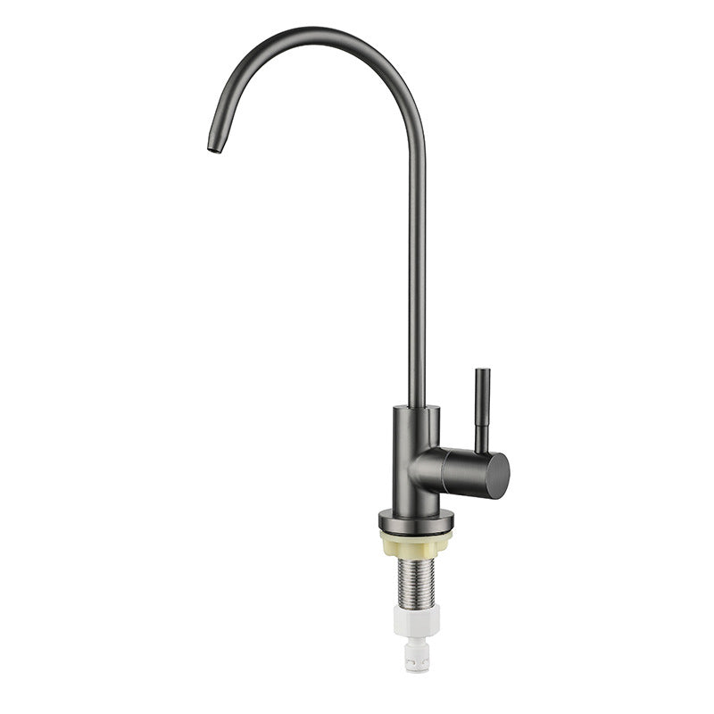 Contemporary Single Handle Kitchen Faucet Pull Down 1-Hold  Bar Faucet with No Sensor