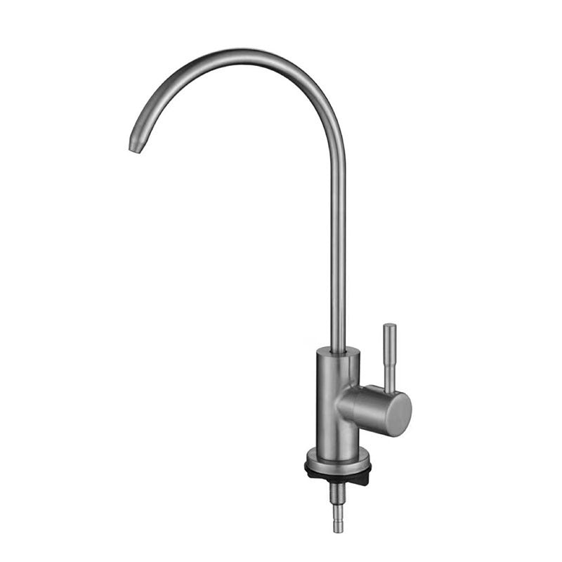 Contemporary Single Handle Kitchen Faucet Pull Down 1-Hold  Bar Faucet with No Sensor