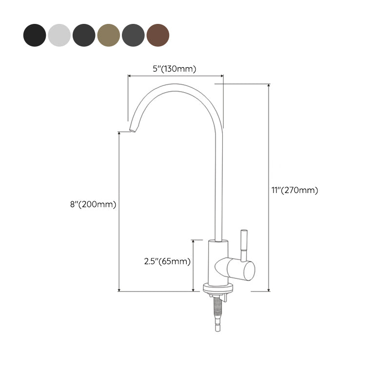 Contemporary Single Handle Kitchen Faucet Pull Down 1-Hold  Bar Faucet with No Sensor