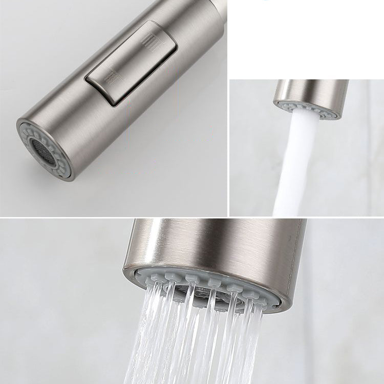 Modern Pull down Sprayer Water Filler One Handle High Arch Kitchen Faucet