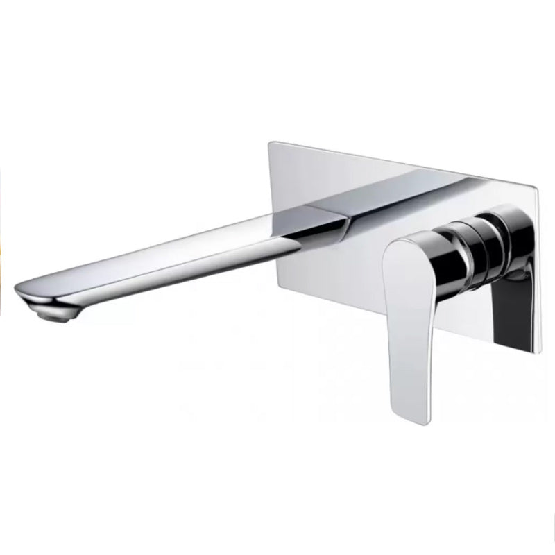 One Hole Faucet One Lever Handle Wall Mounted Bathroom Faucet