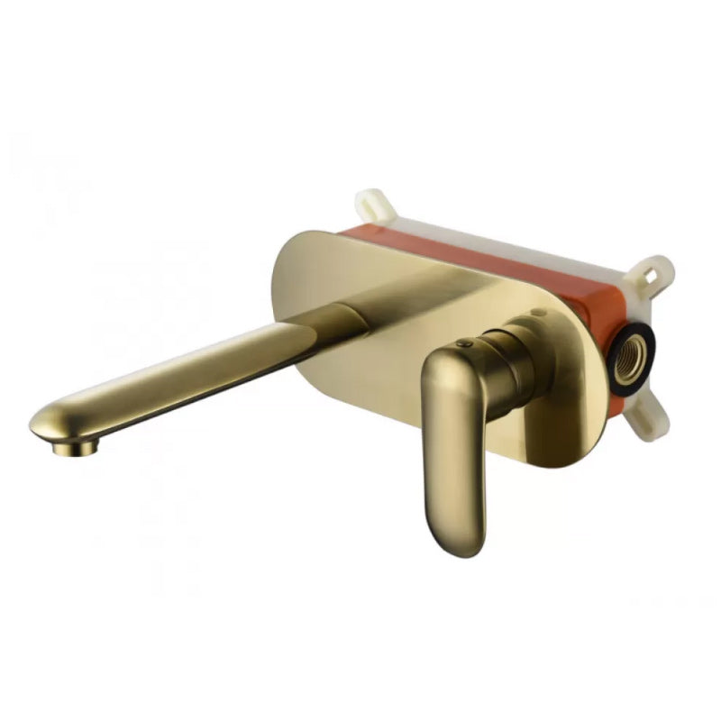 One Hole Faucet One Lever Handle Wall Mounted Bathroom Faucet