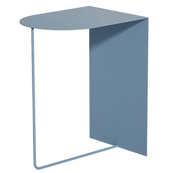 12" Tall Modern Night Table 1-shelf Iron Nightstand for Living Room