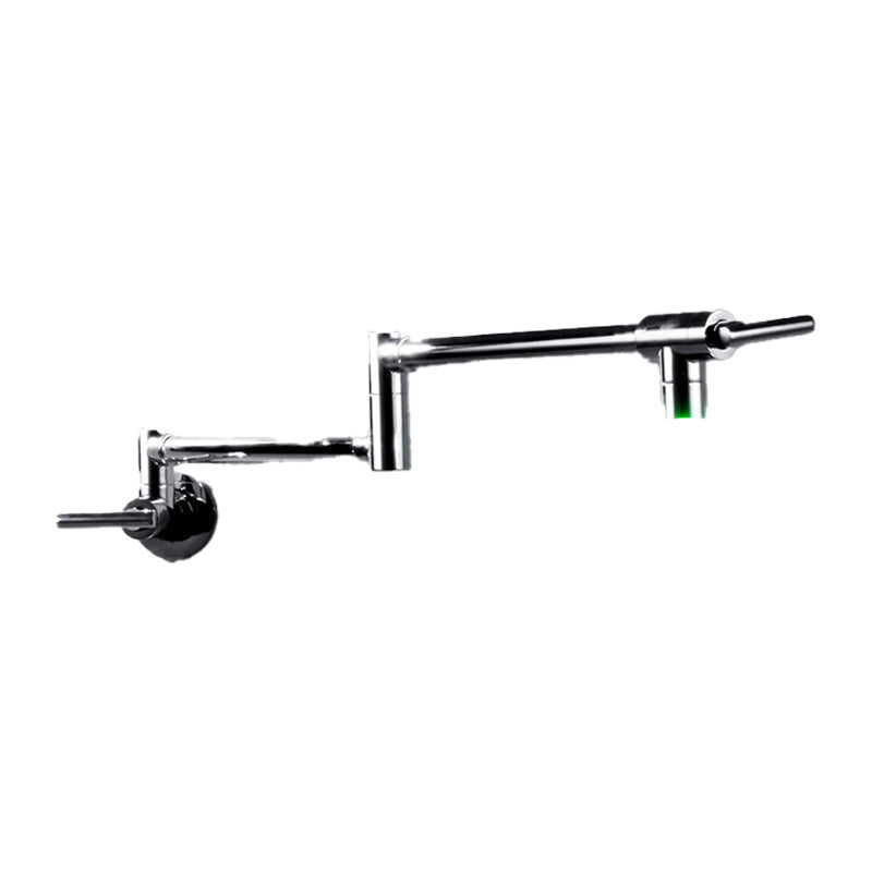 1-Handle Vanity Sink Faucet 1-Hole Foldable Wall Mounted Bathroom Faucet