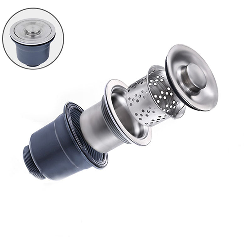 Classic Style Kitchen Sink Stainless Steel Kitchen Sink with Drain Strainer Kit