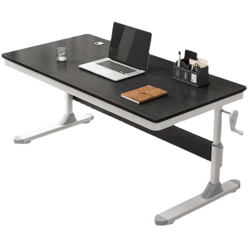 Modern Rectangle Writing Table Wooden Adjustable Working Desk