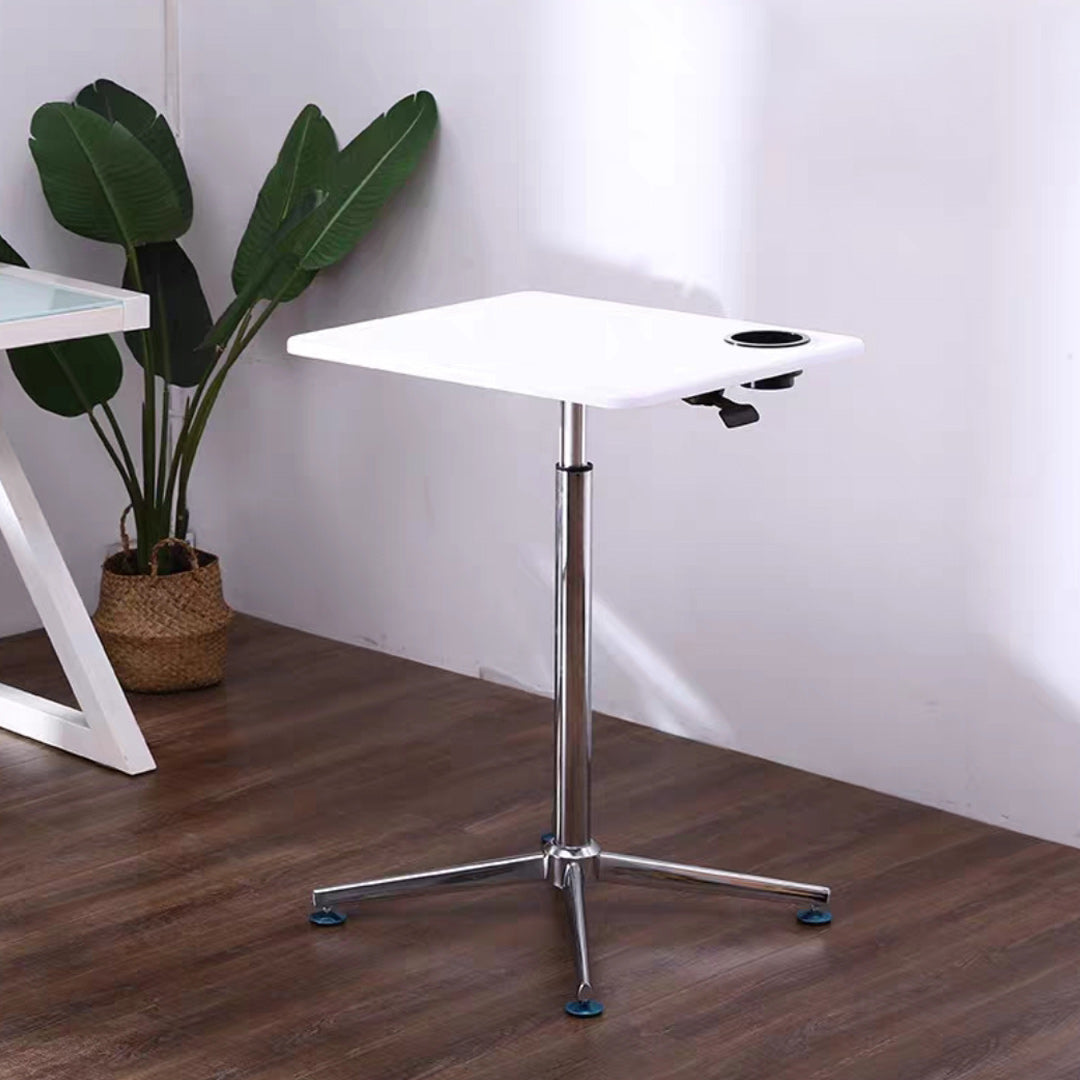 Modern Writing Desk Adjustable Standing Desk with Caster Wheels