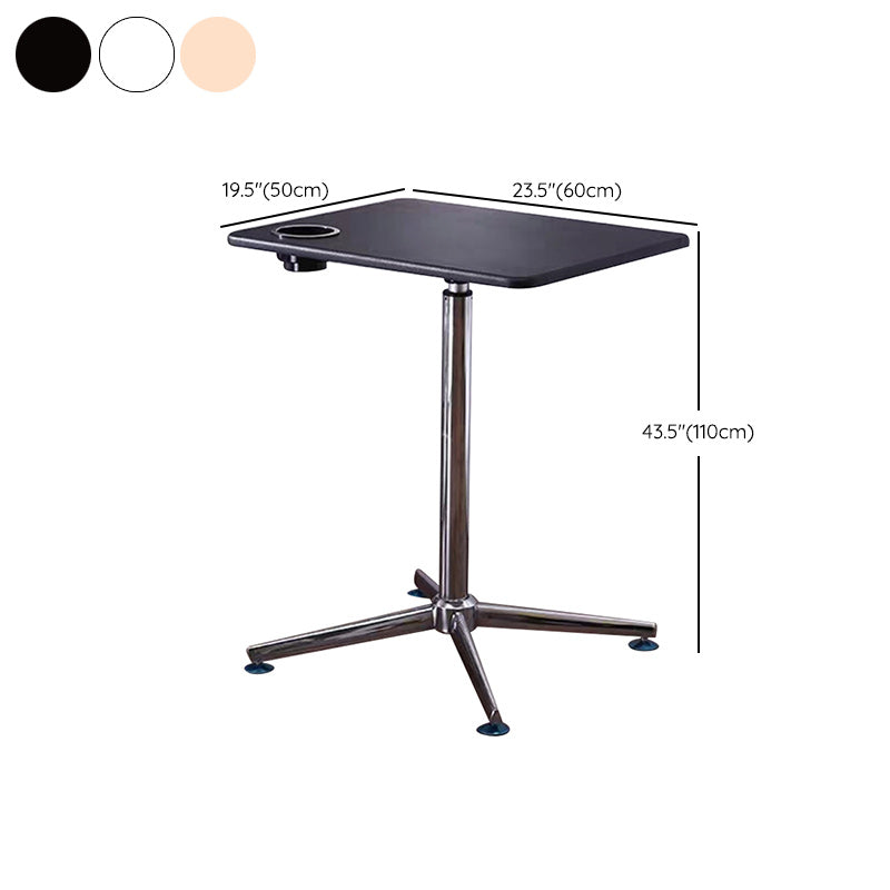 Modern Writing Desk Adjustable Standing Desk with Caster Wheels