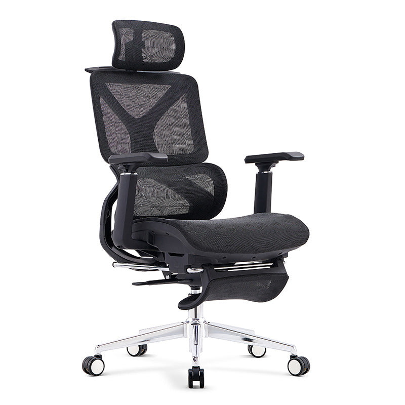 24" Wide Modern Desk Chair Breathable AirGrid Adjustable Arms Office Chair