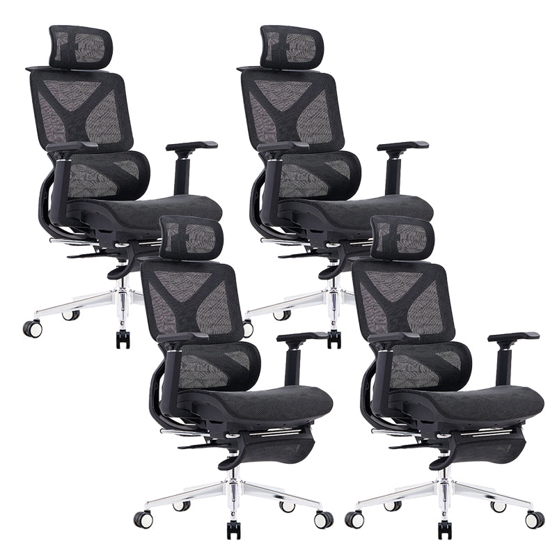 24" Wide Modern Desk Chair Breathable AirGrid Adjustable Arms Office Chair