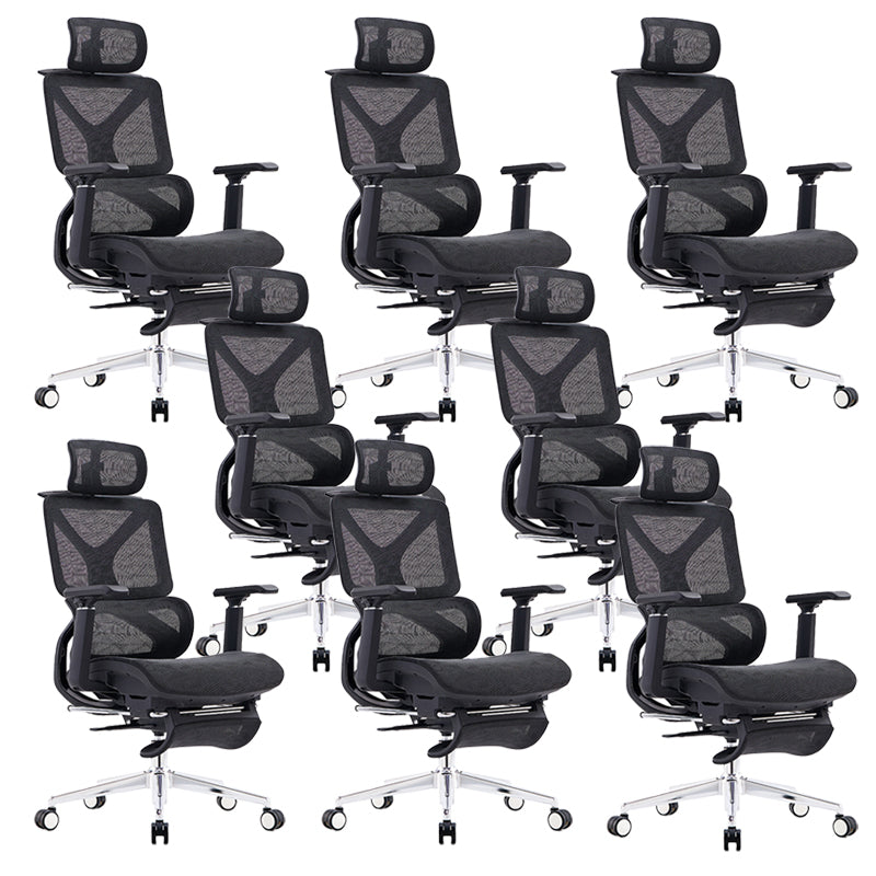 24" Wide Modern Desk Chair Breathable AirGrid Adjustable Arms Office Chair