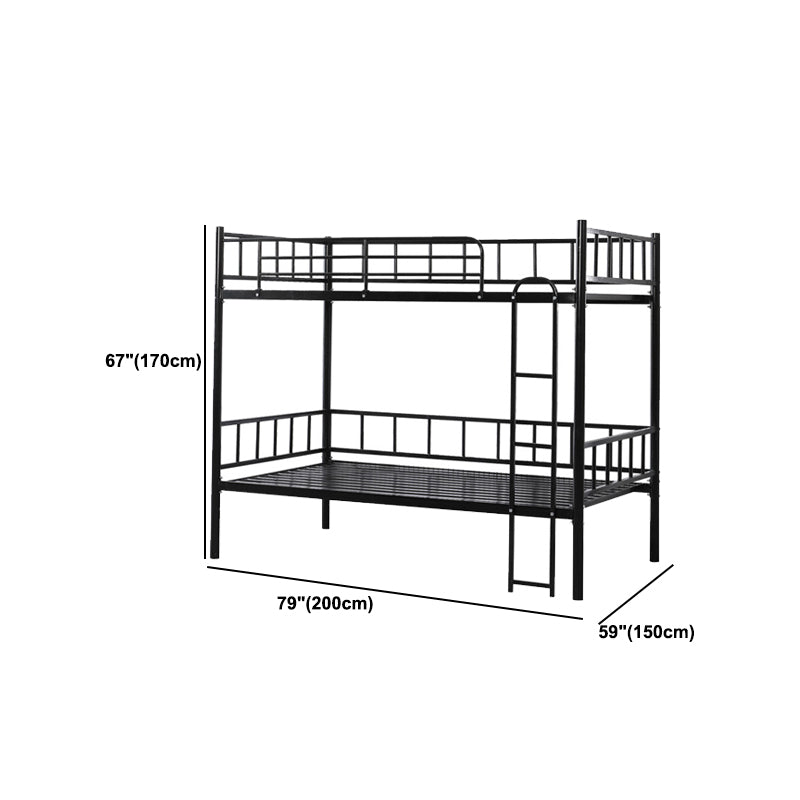 Scandinavian Iron with Guardrail Headboard No Theme Standard Bed