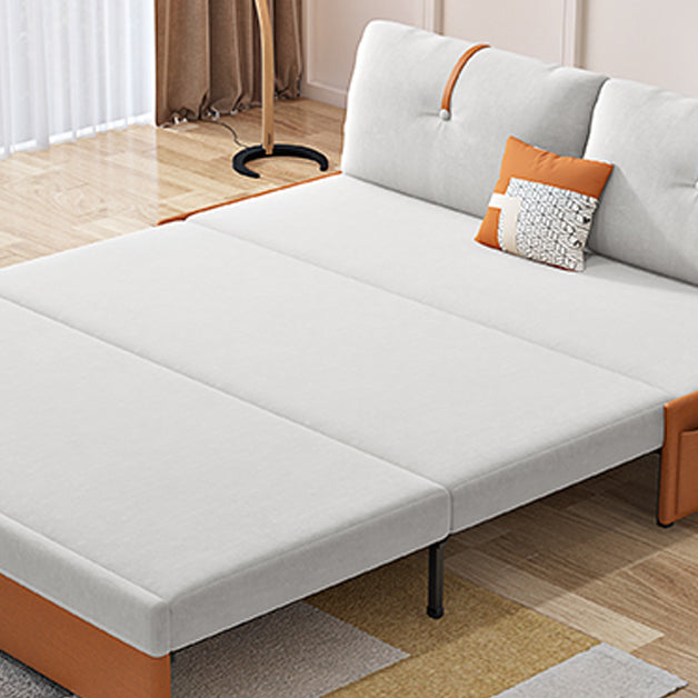 Modern and Contemporary Metal Fabric No Theme Upholstered Storage Bed