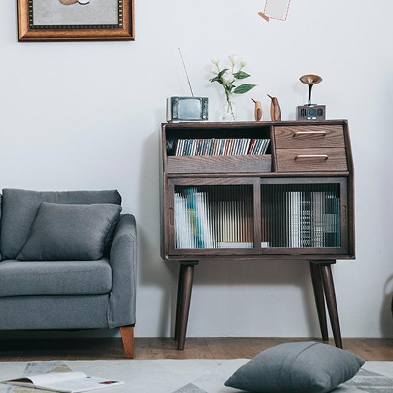 Wooden Home Storage Sideboard 31.5"L Modern Rectangular Sideboard Table