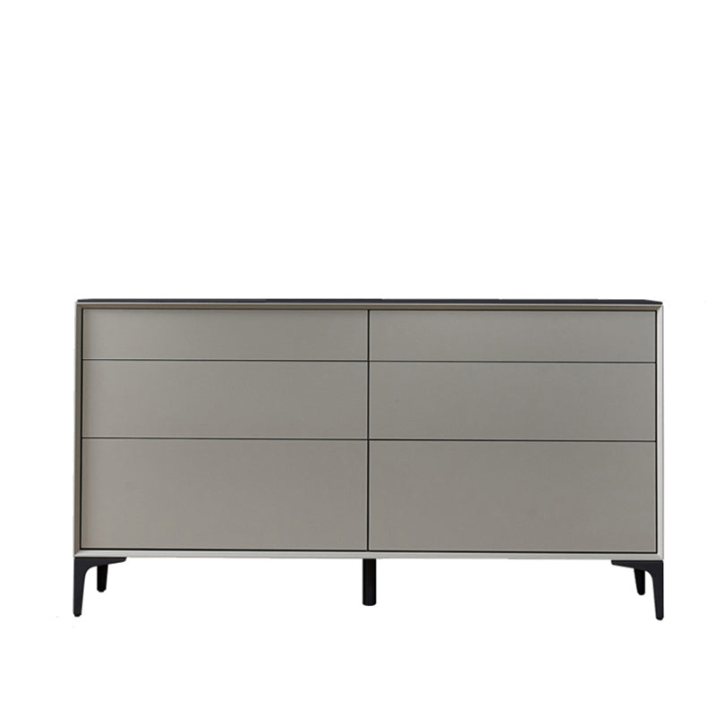 Modern Wooden Side Board Rectangle Home Storage Sideboard with Drawers