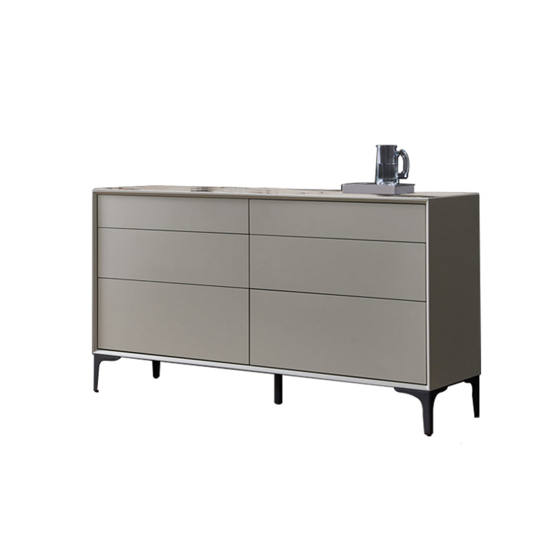 Modern Wooden Side Board Rectangle Home Storage Sideboard with Drawers