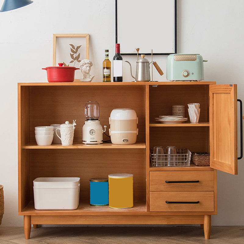 Wooden Side Board Modern Style Minimalist Home Rectangular Sideboard