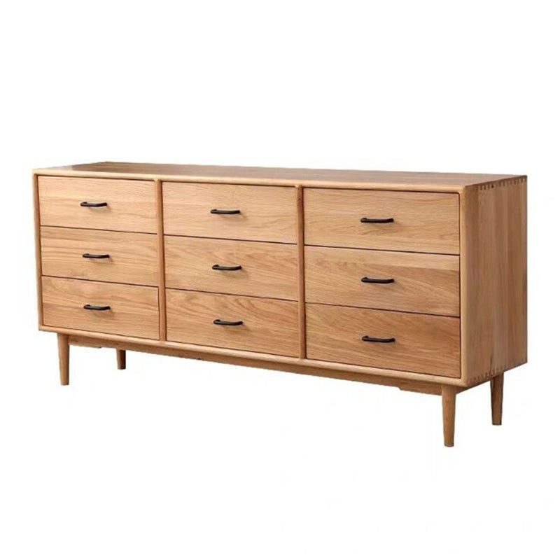 Rectangle Wooden Storage Sideboard Farmhouse Side Board with Drawers