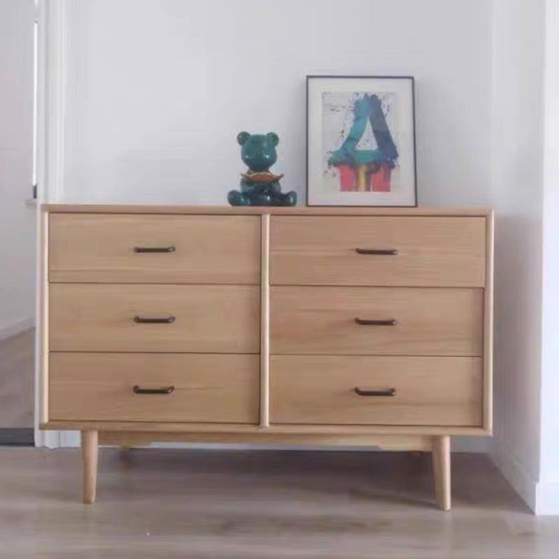 Rectangle Wooden Storage Sideboard Farmhouse Side Board with Drawers