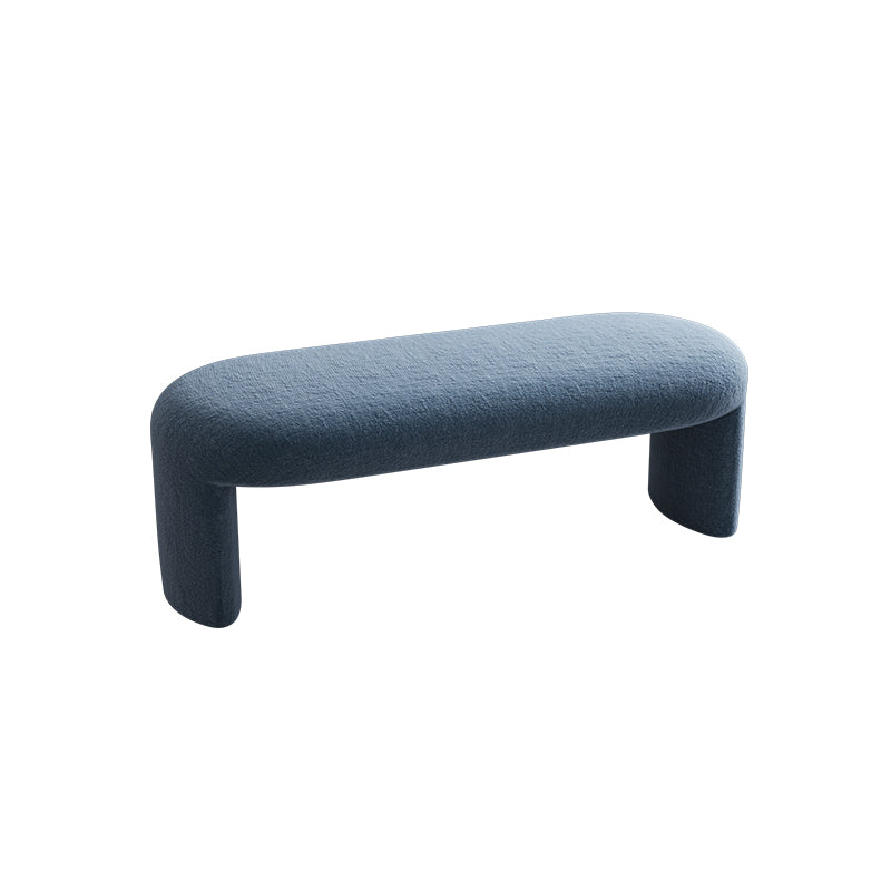 Contemporary Upholstered Bench Bedroom Seating Bench with Legs