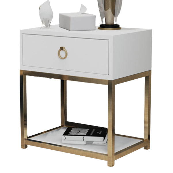 Wooden Bedside Cabinet Table Modern Minimalist Bedside Table with Legs